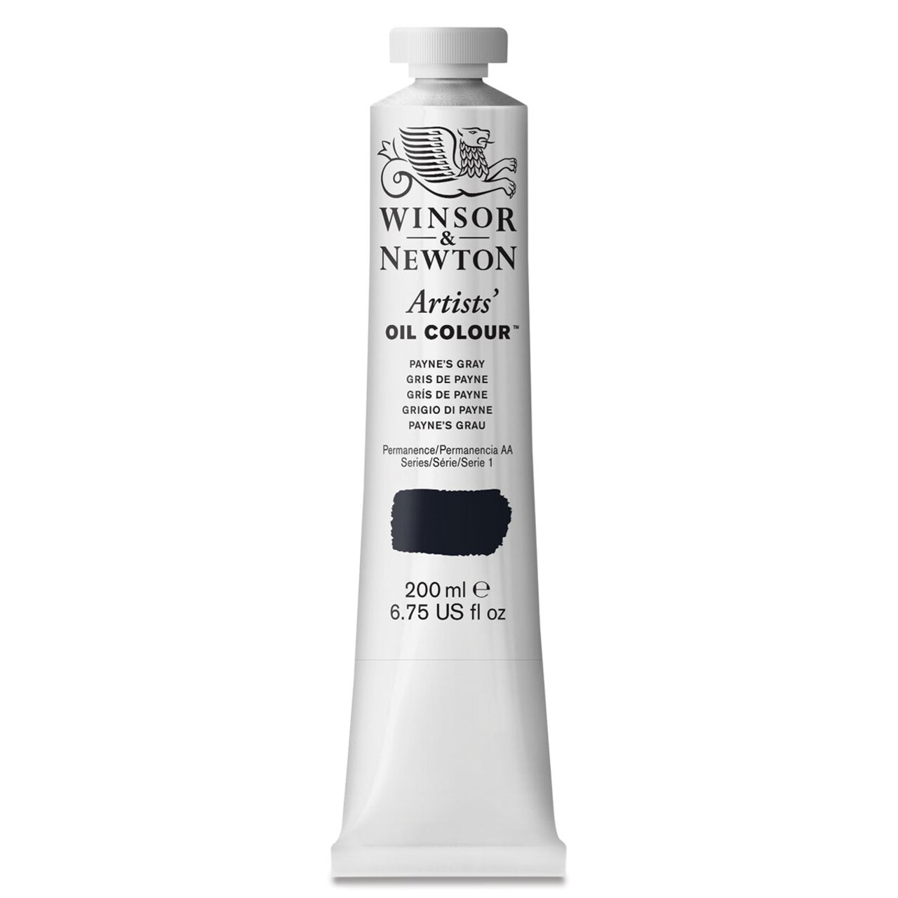 Winsor & Newton Artists' Oil Color - Payne's Gray, 200 ml tube